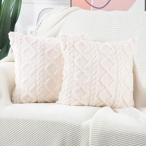 Decorative Home Pillows Retro Fluffy Soft Throw Pillow Cover