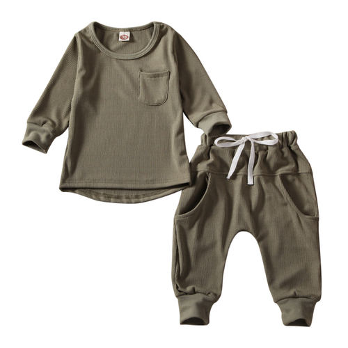 New Toddler Baby Boys Girls Cotton Clothes Pullovers Tops Pa