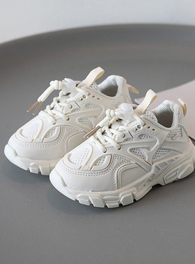 Children Mesh Breathable Sneakers 2022 Spring Autumn New Bab