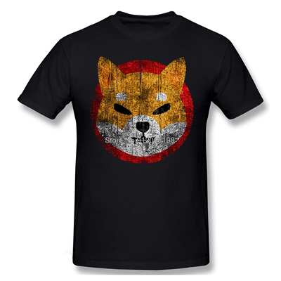 Men Shib Coin Shiba Crypto Doge Killer Black T-Shirt Shiba I
