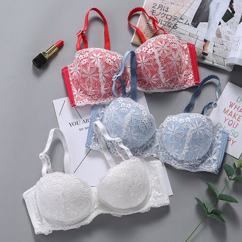Lingerie Sexy Lady Bra Gather Adjustable Women's Seamless Un