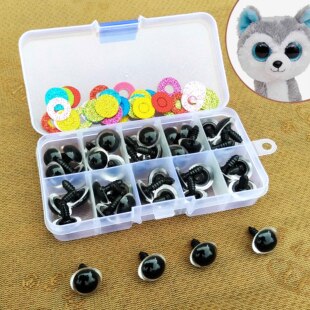 16mm Safety Plastic Colorful Doll Eyes For Toy Crochet Stuff