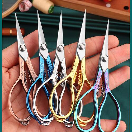 Retro Tailor's Scissors Cross Stitch Antique Vintage Scissor