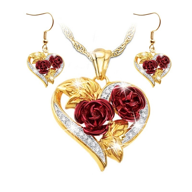 1 Piece /3 Pieces / Set of Fashion Women's Jewelry Rose Flow