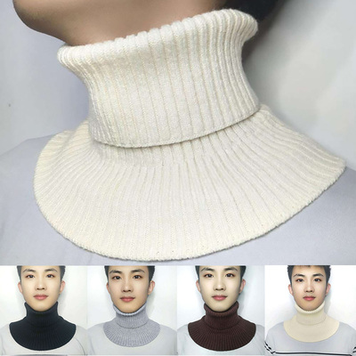 Men Winter Fake Collar Scarf Detachable Shirt Collars Warm S