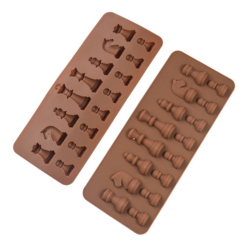 DIY Cake Mold Chess Shaped Chocolate s Ice Cube Mould Tools