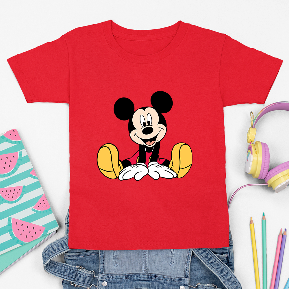 Kids Boys T-shirts Baby Cute Mickey Mouse Tops Children Shor