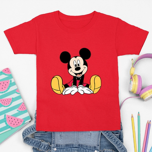 Kids Boys T-shirts Baby Cute Mickey Mouse Tops Children Shor