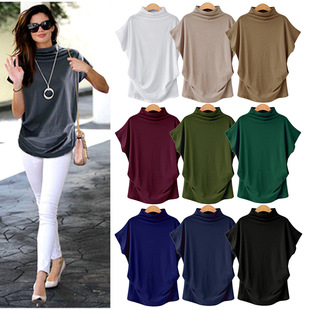 High Quality 10 Color S-5XL Plain T Shirt Women Cotton Elast