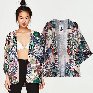 Beach Chiffon kimono cardigan Cover Up Wrap Sun Shirt Fashio