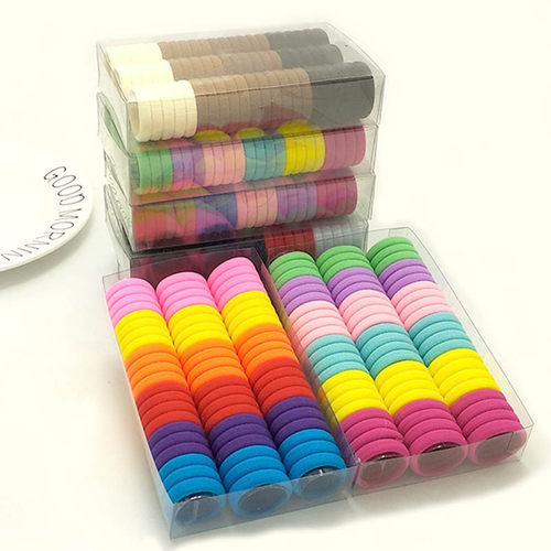 100 pcs/lot kids hair rope Hair Accessories Scrunchy Elastic