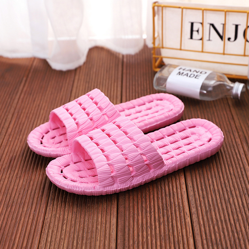 EW Leaking Hollow Home Slippers Non-Slip Home Eva Soft Botto
