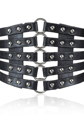 brand design vintage metal Ring Belt Gold Ladies Women Belts