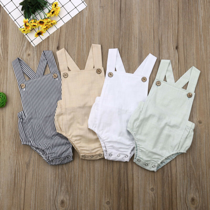 11 Colors Baby Romper Newborn Infant Boy Girl Sleeveless Top