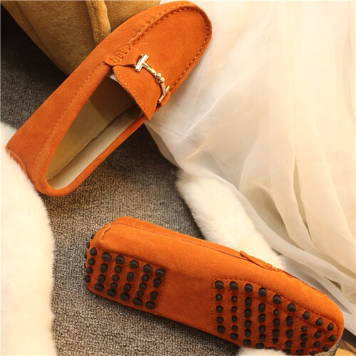 2022 Shoes Women 100% Genuine Leather Women Flat Shoes Casua