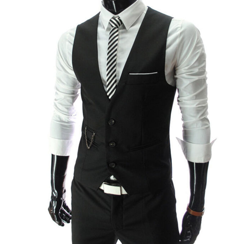 2022 New Arrival Dress Vests For Men Slim Fit Mens Suit Vest