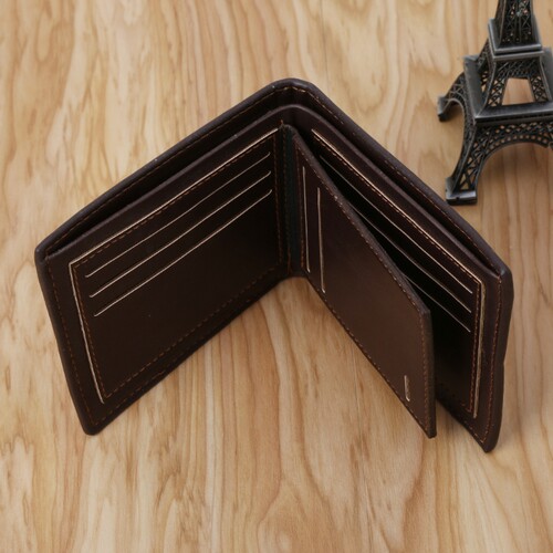Fashion Men's Long Leather Wallet Multifunction ID Credit Ca