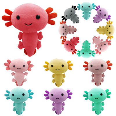 Kawaii Axolotl Plush Toy Cartoon Cute Animal Stuffed Plushie