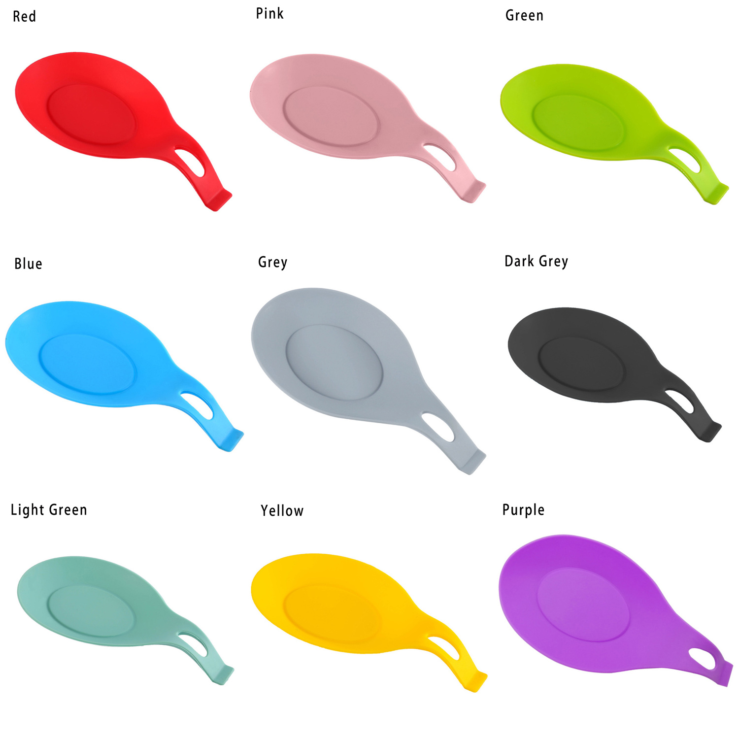 Silicone Insulation Spoon Rest Heat Resistant Placemat Drink