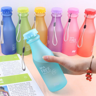 Bottle Plastic Fall Color Resist Matte Water Cup Candy Party