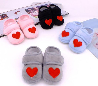 Baby Shoes Red Heart Newborn Pink Girls Infant Shoes Prewalk