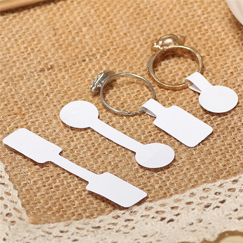 100/50pcs/bag Blank Paper Price Tags Stickers For Craft Neck