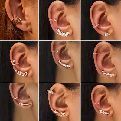 Cartilage Conch Fake Without Piercing Cuff Earring Earcuff W