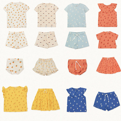 EnkeliBB Toddler Summer Sets Brand Design 2022SS New Kids Bo