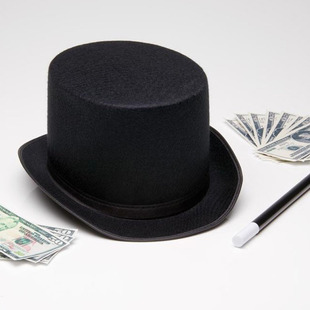 New Fashion Black Top Hat Magician Caps For Magician Costume