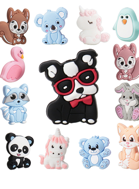 10PCS Silicone Beads Bulk DIY Teethers For Baby Chew Necklac