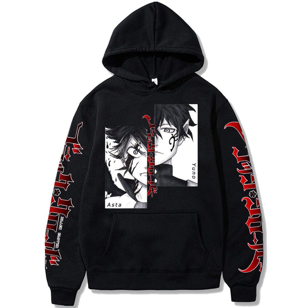 Hoodie Sweatshirt Japanese Anime Harajuku Asta Graphic Men/W