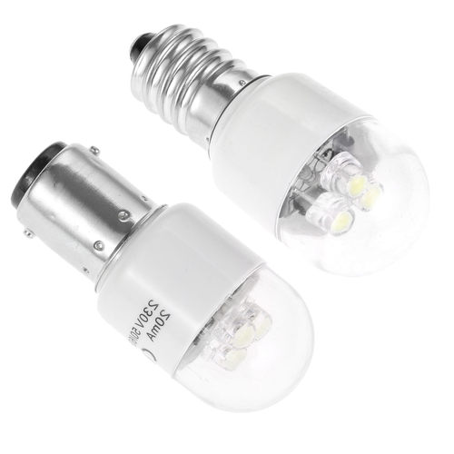 Sewing LED Bulb BA15D/E14 Light Illuminate 0.5W AC 190-250W