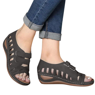 2022 Casual Heels Sandals Shoes Women Sandals Soft Wedges Sh