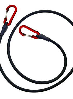 60-200cm Heavy Duty Bungee Cord Tie Strap String with Carabi