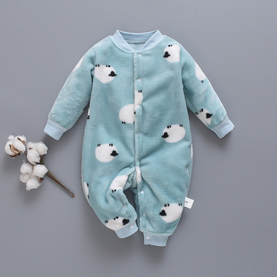 Autumn & Winter Newborn Baby Clothes Dinosaur Print Baby Boy