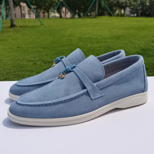 Hot Multicolor Suede Flat Shoes Women Slip On Loafers Leathe