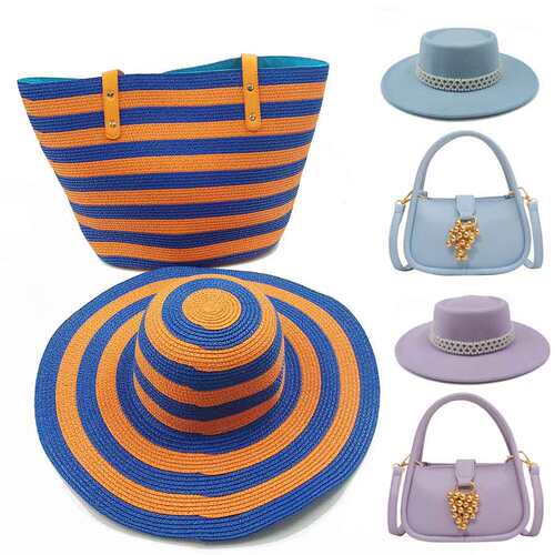 Collocation Fedora Hat For Women Bump Cap Oversized Chain Ac