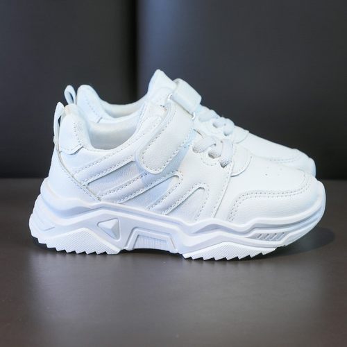 Autumn Kids White Sneakers Leisure Platform Light Soft Fashi