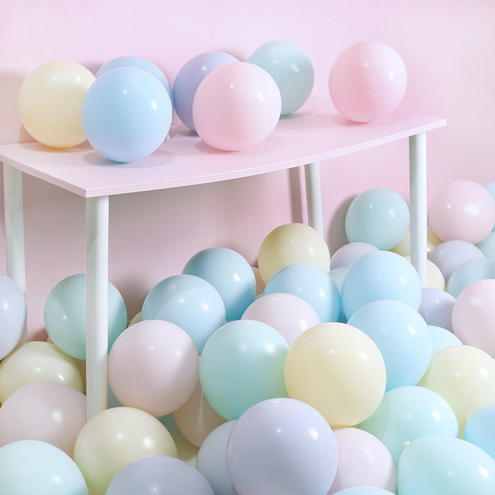 30/50pcs  5/12/ 10inch Macaron Latex Balloon Pastel Pink Whi