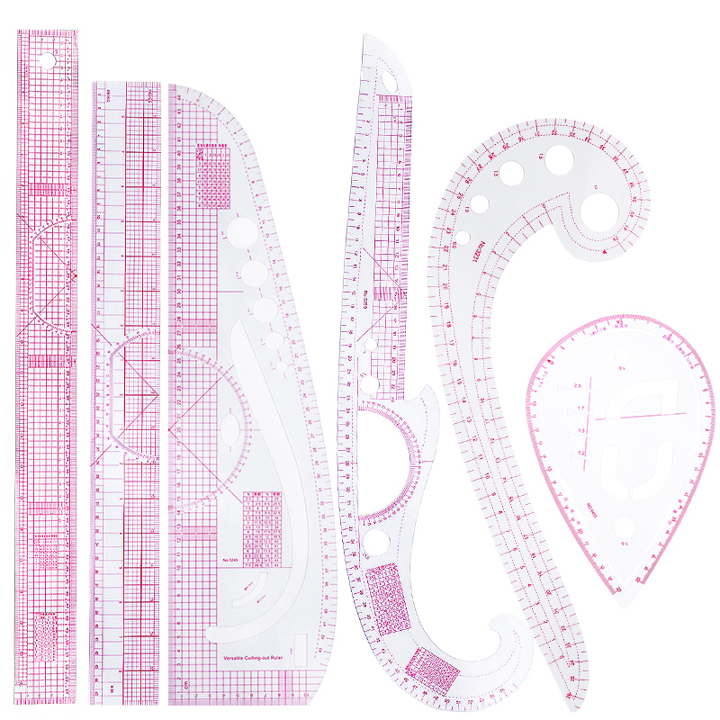 Nonvor French Curve Cutting Rulers Soft Patchwork Ruler Sewi