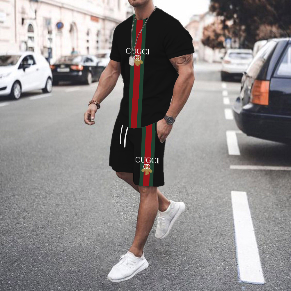 2 Pcs/Set Men's Tracksuit Gym Fitness badminton Sports Suit
