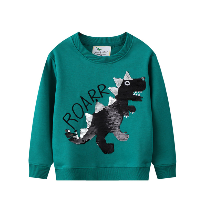 Jumping Meters New Arrival Dinosaurs Beading Autumn Winter B
