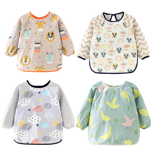 Cute Cartoon Baby Accessories Bibs Waterproof Colorful Infan