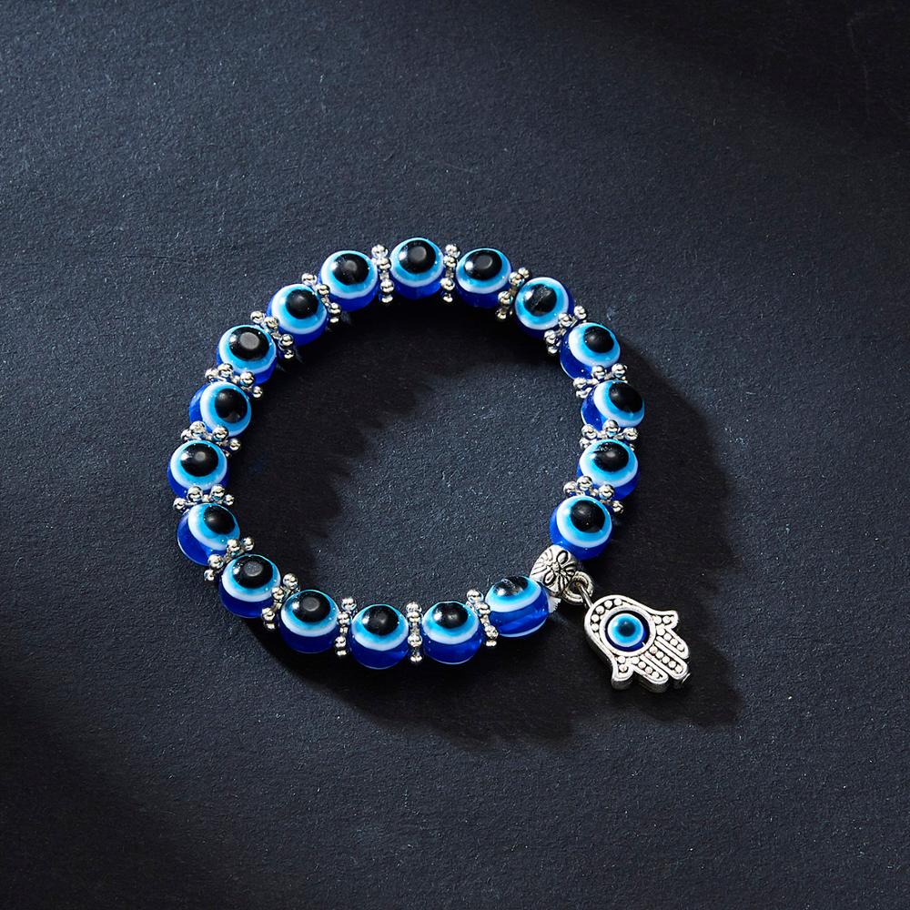 Turkish Lucky Evil Eye Bracelets Blue Evil Eye Bead Bracelet