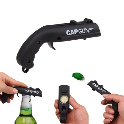 Creative Portable Beer Opener Cap Gun Bottle Opener Beer Bot