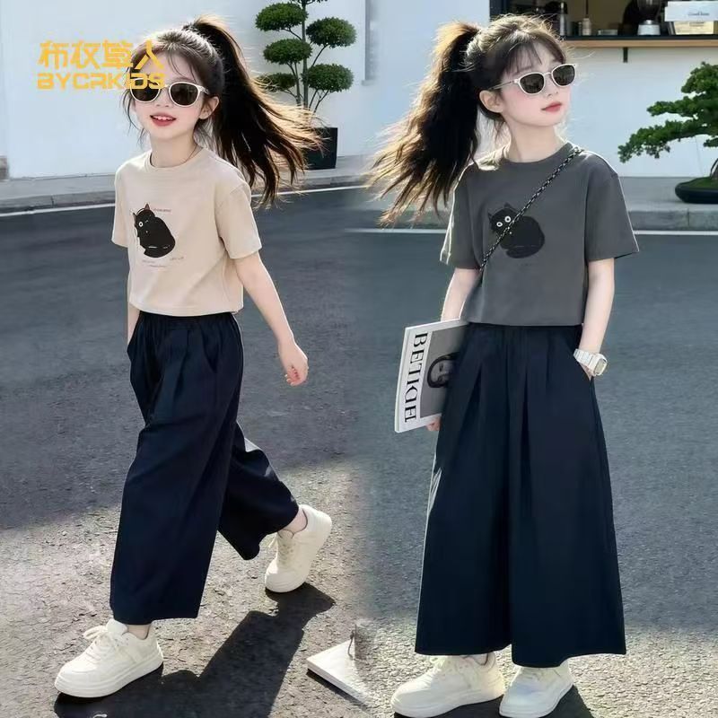 女童套装夏季薄款两件套