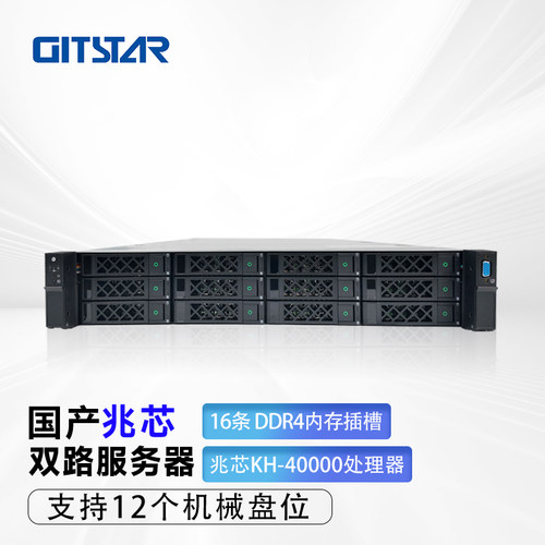 GITSTAR集特 国产兆芯KH-40000双路服务器GSC-2000