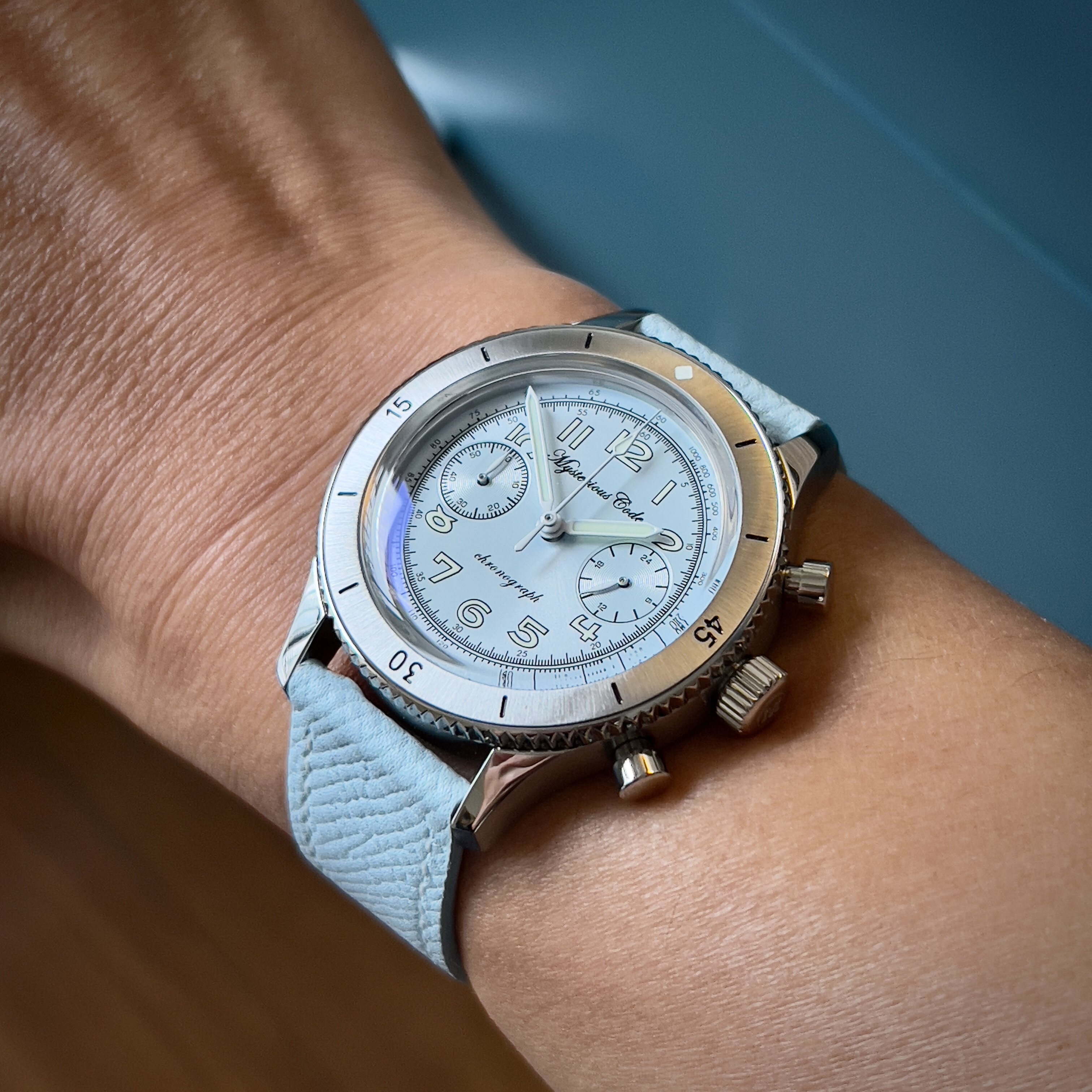 神秘代码空军司令飞行员进口石英计时机芯马克十八小王子vk64手表