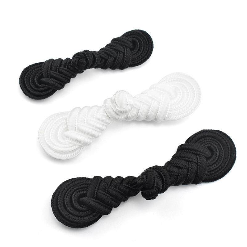 手工盘扣扣子黑色复古风中式唐装女上衣纽扣传统旗袍扣衣服扣子,居家布艺,纽扣,淘宝优惠券,粉丝福利购,淘宝优惠卷