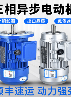 三相异步电动机YS100L2-4 3KW YS112M-4 4KW0.37-7.5千瓦全铜380V